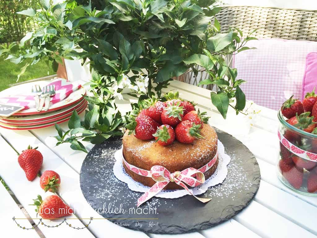 Holunder Erdbeerkuchen Alles was mich glücklich macht